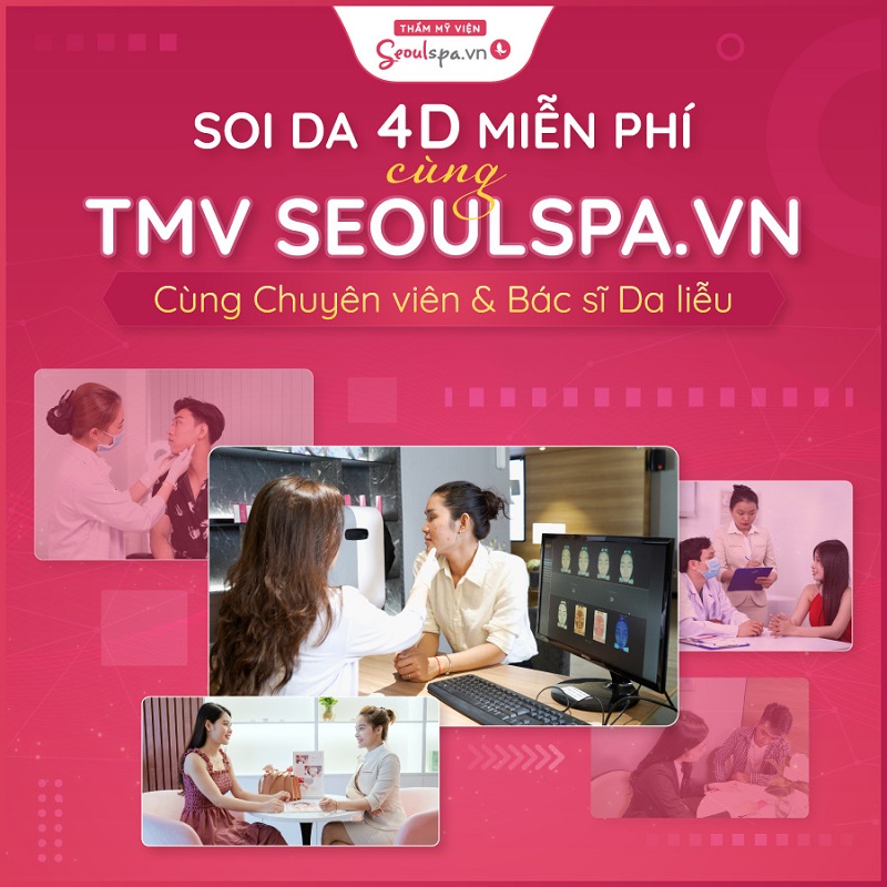 Khi đến Seoul Spa sử dụng dịch vụ chăm sóc da hay điều trị da, cách khách hàng sẽ sẽ được bác sĩ soi da, phân tích tình trạng da và đưa ra phác đồ điều trị phù hợp